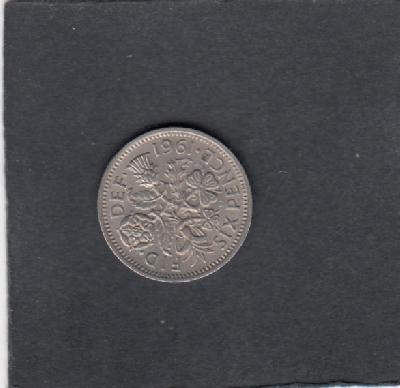Beschrijving: 6 Pence  ELIZABETH II  